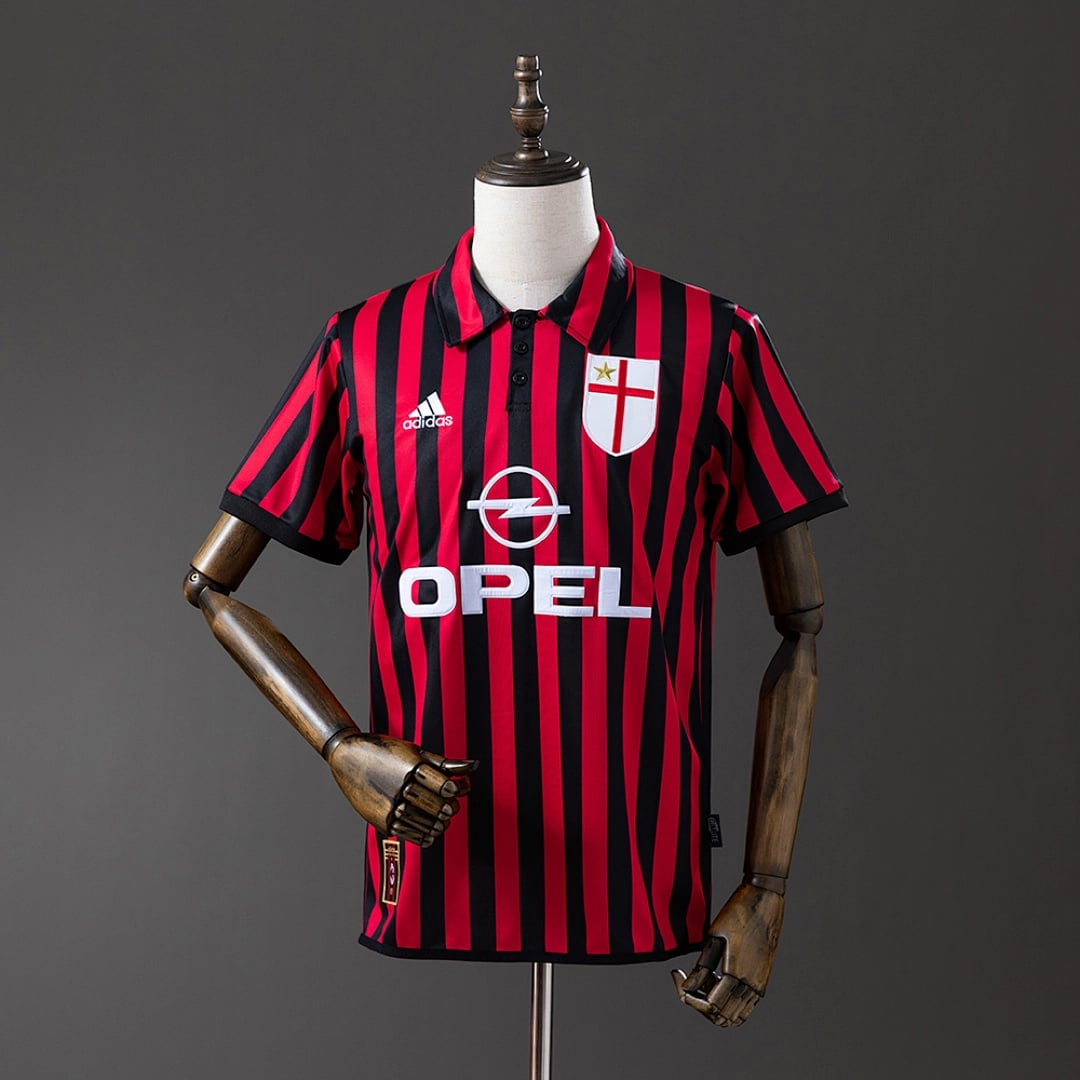 Camisola Principal do AC Milan 1999/2000 (Retro) - Vista 1