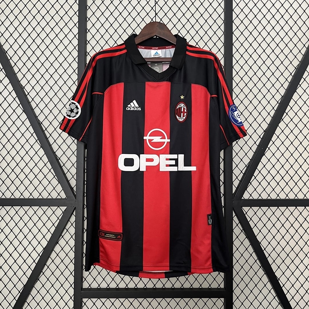 Camisola Principal do AC Milan 2000/2001 (Retro) - Vista 1