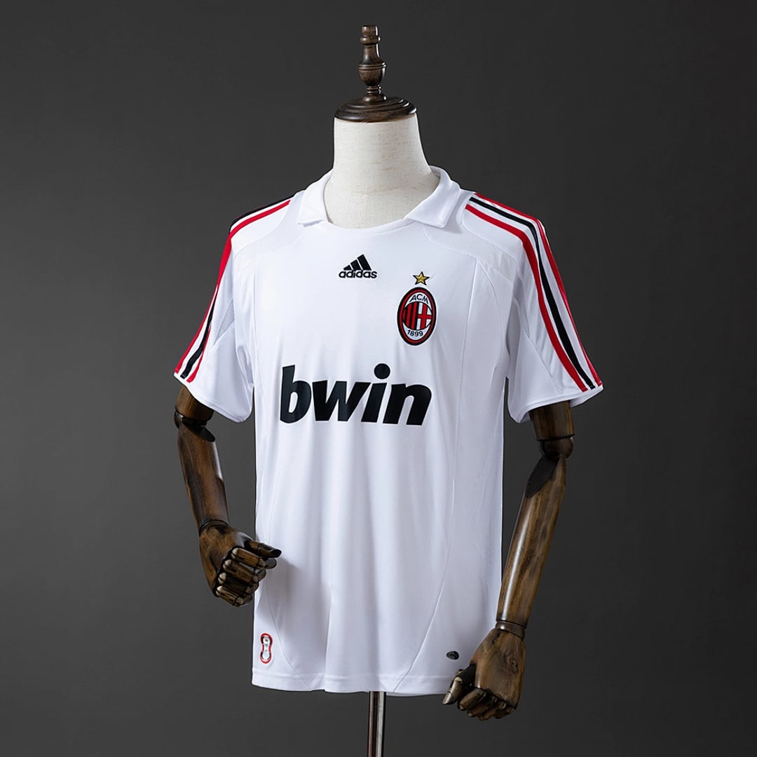 Camisola Alternativa do AC Milan 2007/2008 (Retro) - Vista 1
