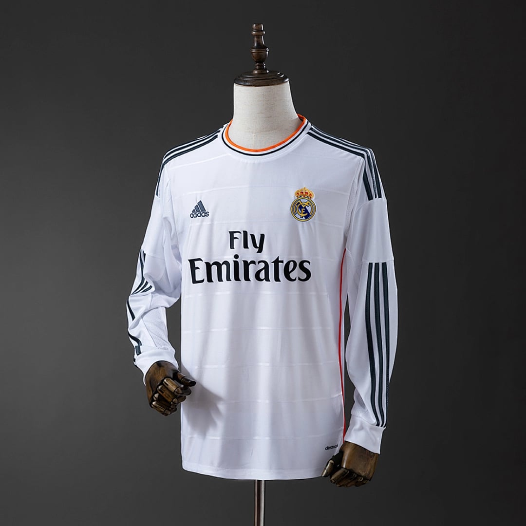 Camisola Principal do Real Madrid 2013/2014 (Retro, Manga Longa) - Vista 1