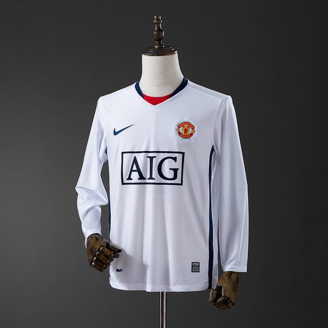 Camisola Alternativa do Manchester United 2008/2009 Champions League (Retro) - Vista 1