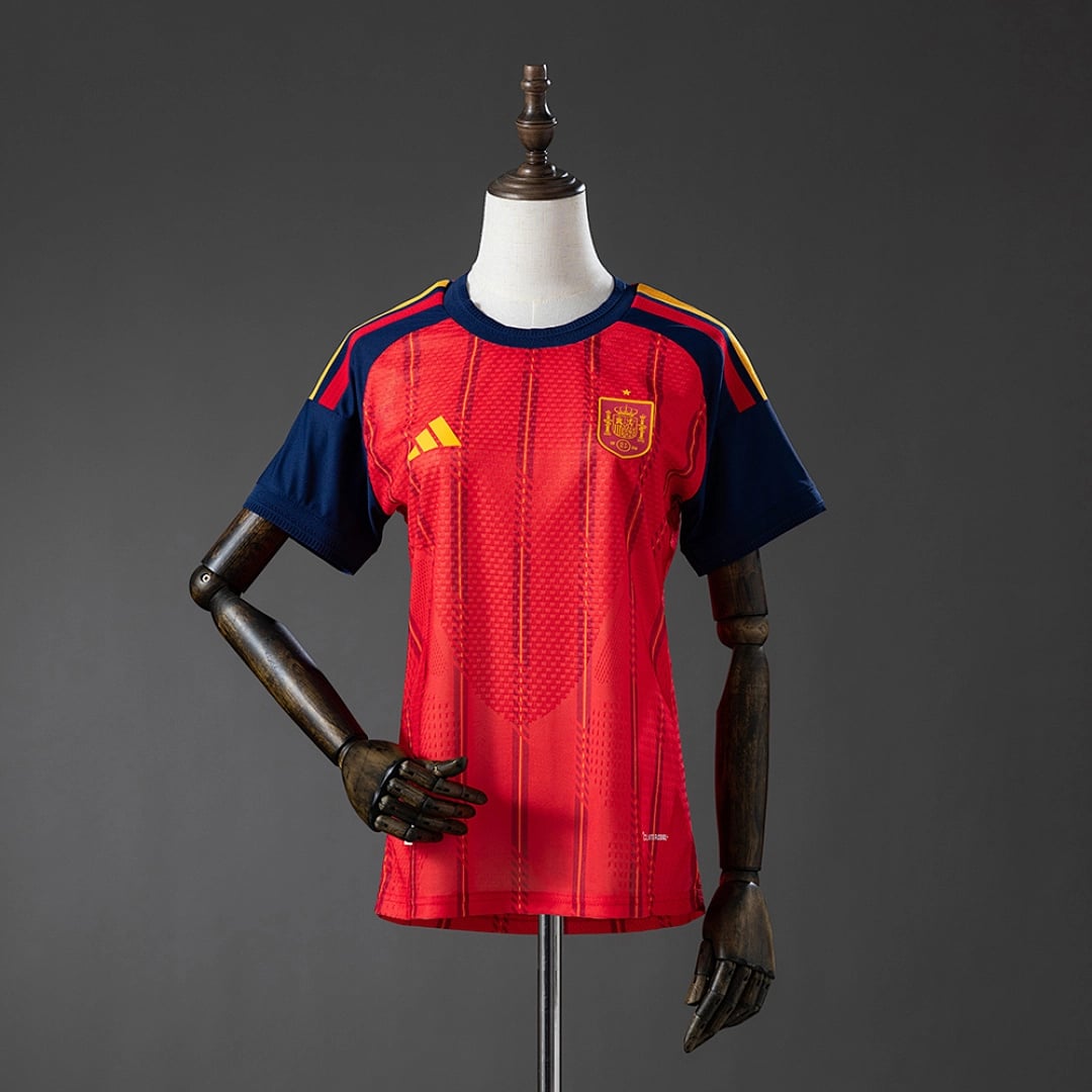 Camisola Principal da Espanha 2026 (Versao Jogador, Mulher) - Vista 1