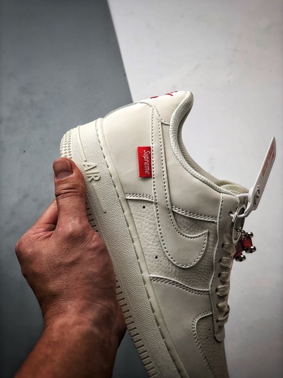 Sup x Air Force 1 Low Creme 3M Reflectivo - Vista 2