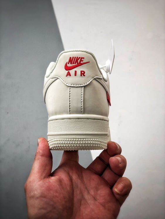 Sup x Air Force 1 Low Creme 3M Reflectivo - Vista 3