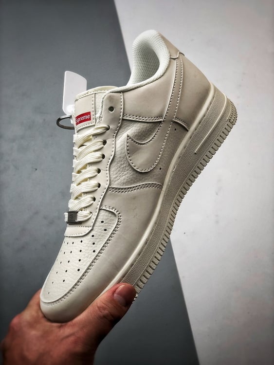 Sup x Air Force 1 Low Creme 3M Reflectivo - Vista 5