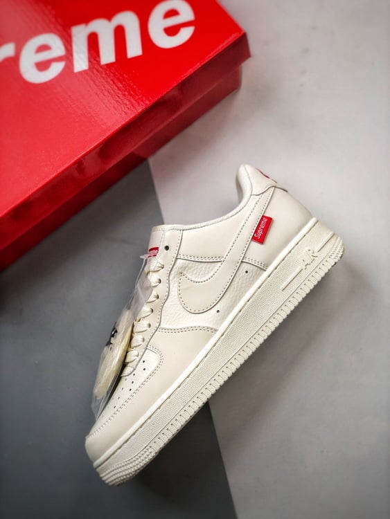 Sup x Air Force 1 Low Creme 3M Reflectivo - Vista 8