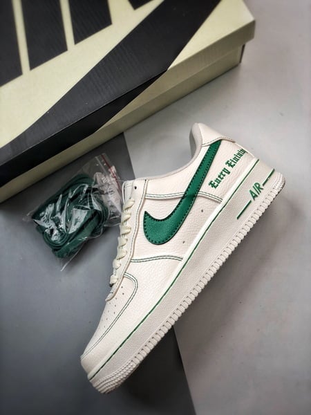 Vlone x Air Force 1 Low Bege e Verde - Vista 8