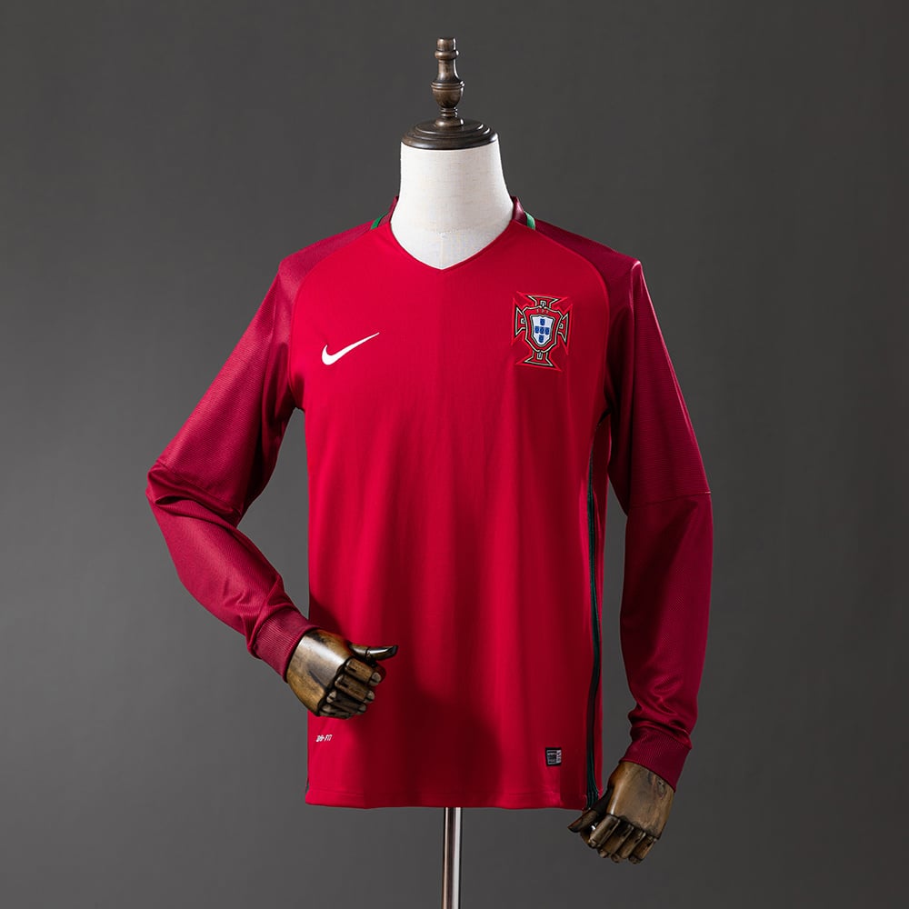 Camisola Principal Retro Portugal 2016 Manga Comprida - Vista 1