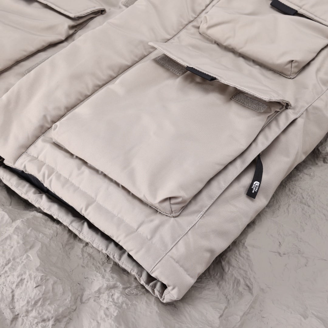 The North Face parka cinza - Vista 7