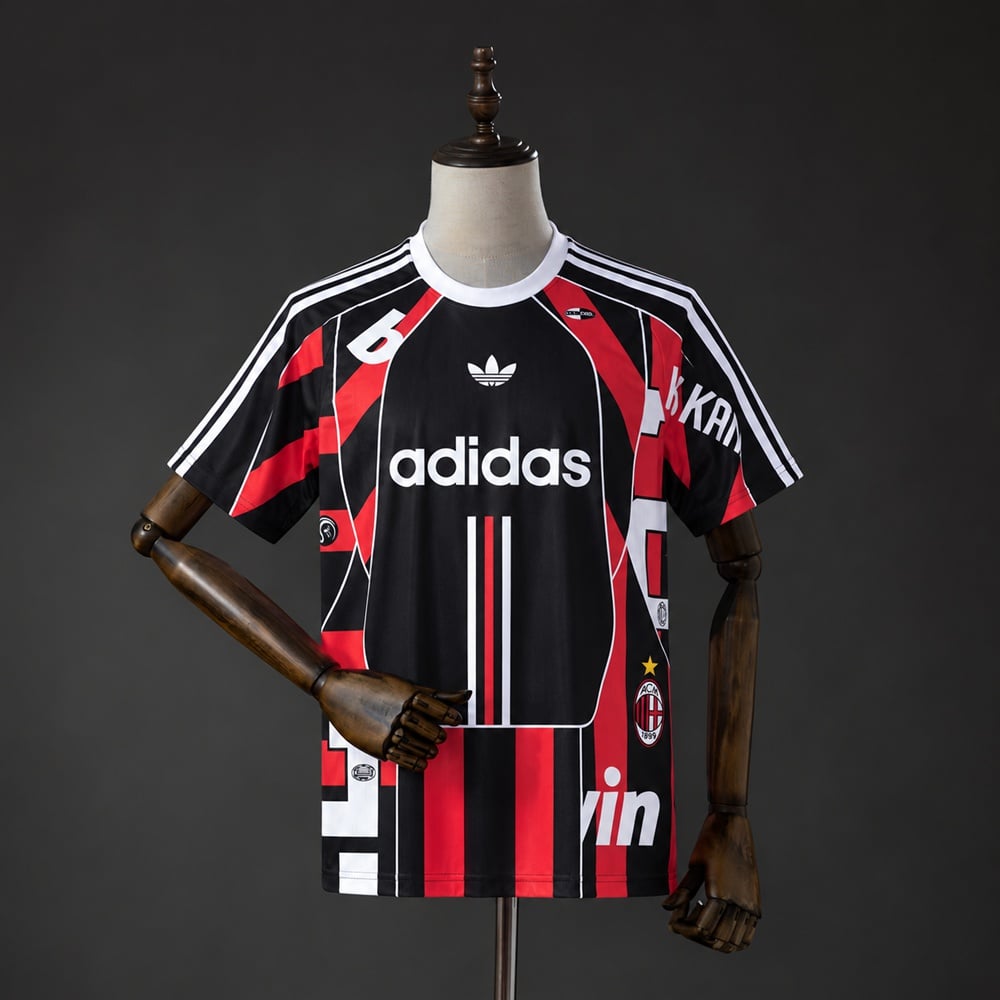 Camisola AC Milan 2026/2027 Adidas Trefoil Preta - Vista 1