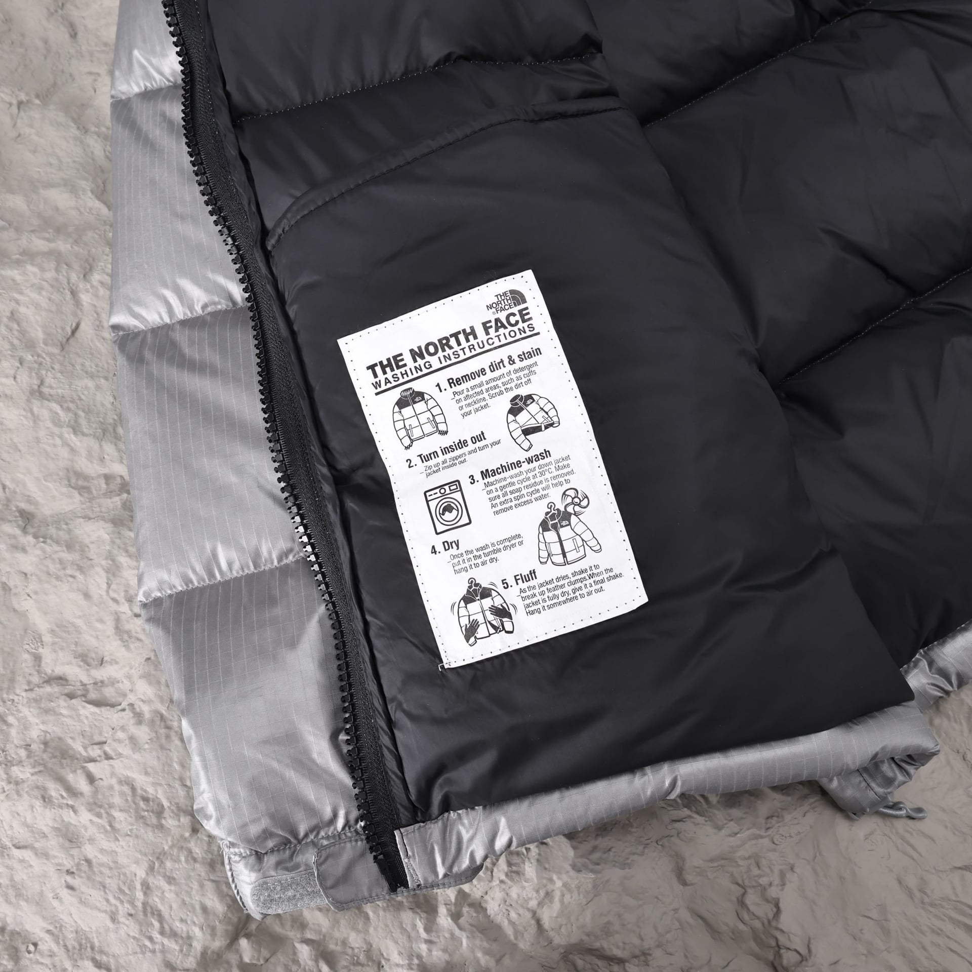 The North Face classic 700 cinza - Vista 8