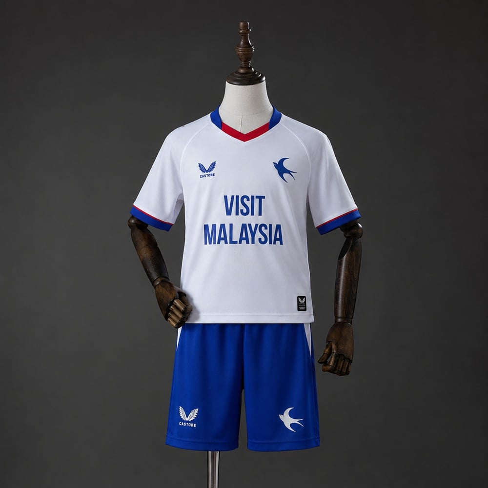 Kit Criança Cardiff City 2026/2027 Alternativo - Vista 1