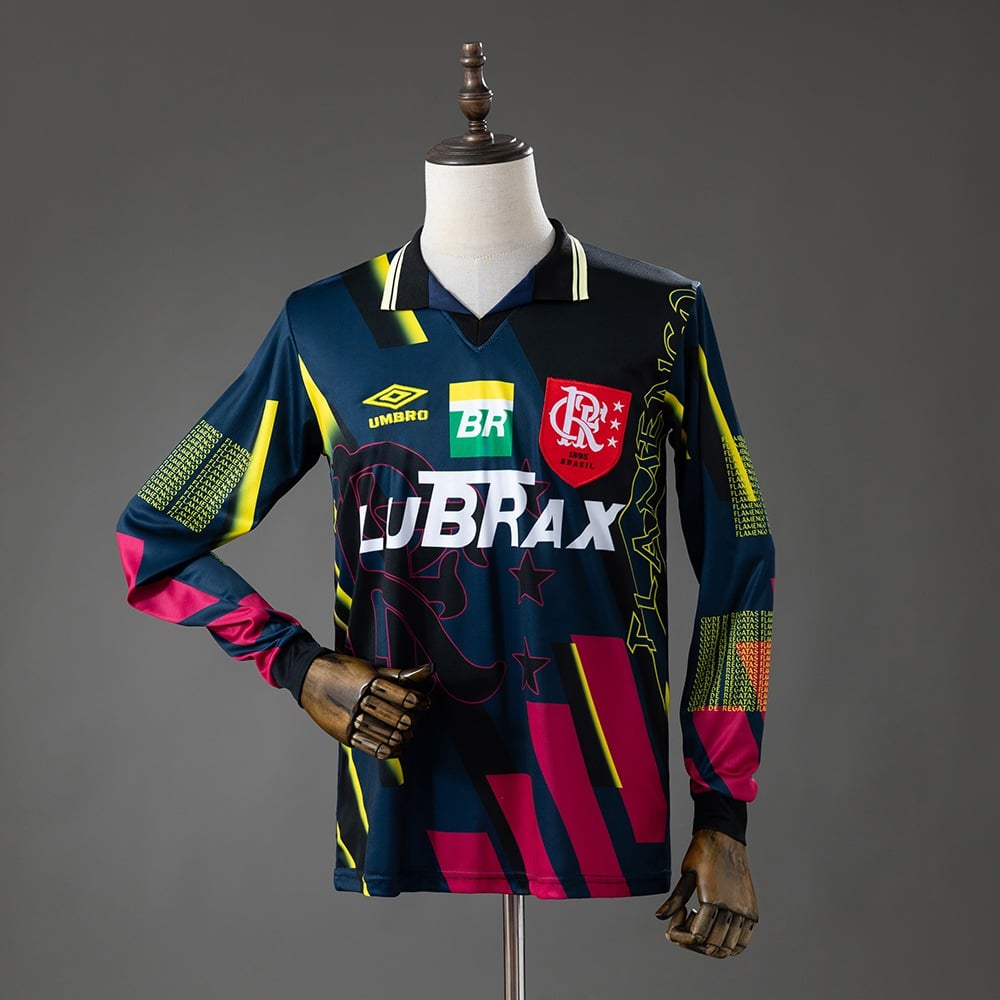 Camisola Flamengo 1997 Guarda-Redes Retro Manga Comprida - Vista 1