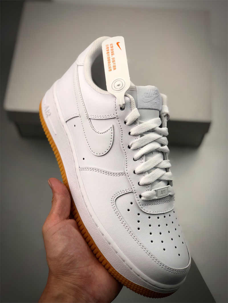 Air Force 1 Low Branco Goma - Vista 5