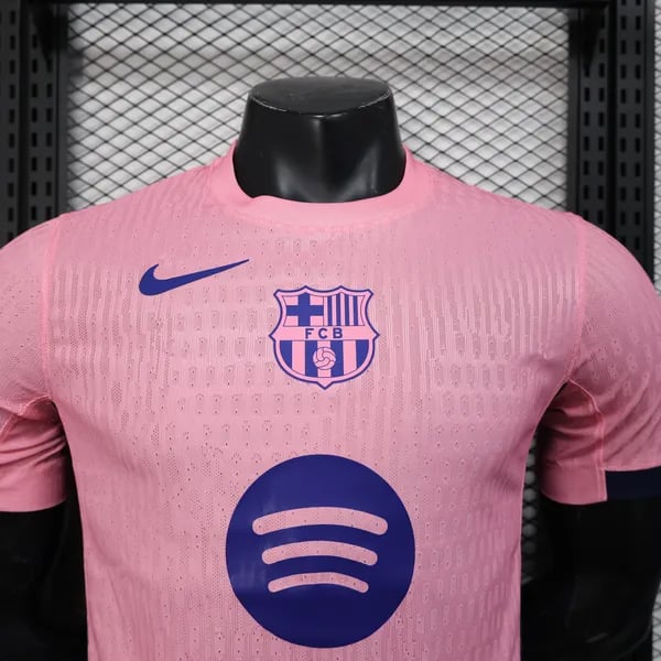Camisola Barcelona Jogador Rosa 2025/26 - Vista 3