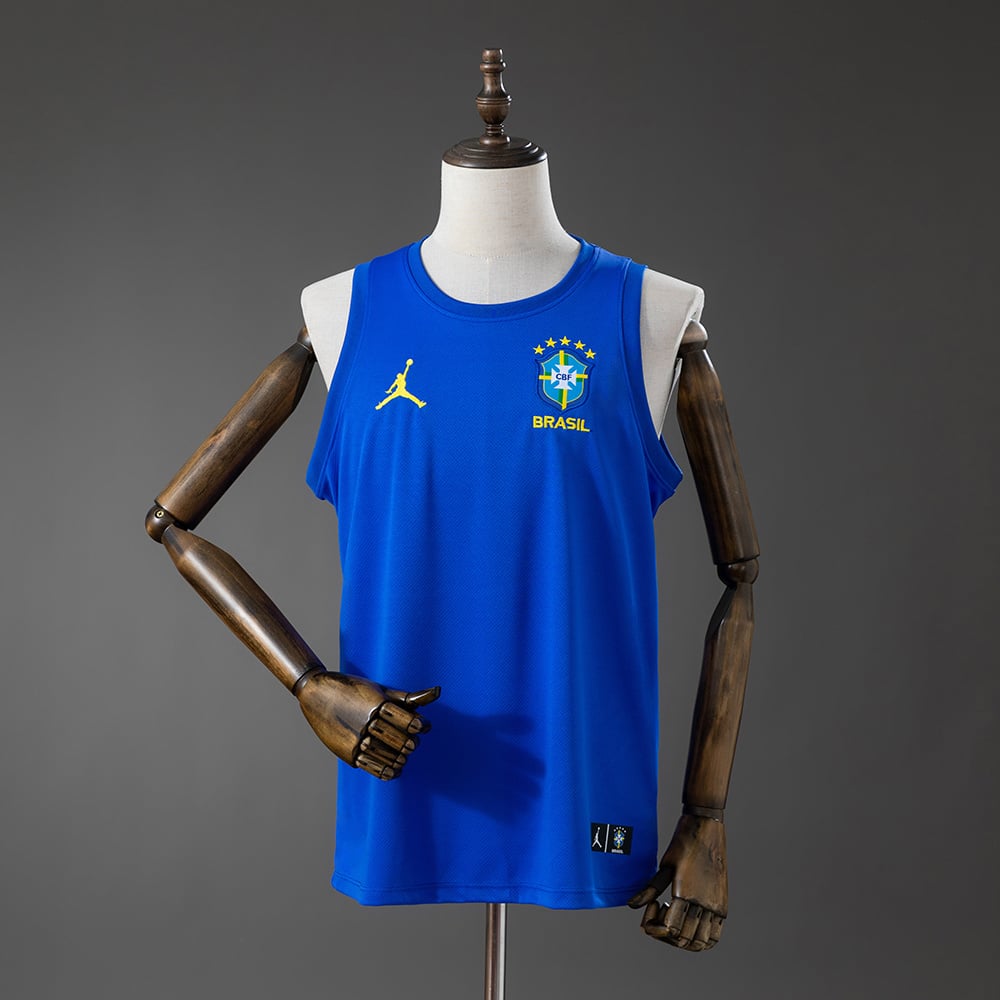 Camisola Treino Colete Brasil Azul 2026 - Vista 1