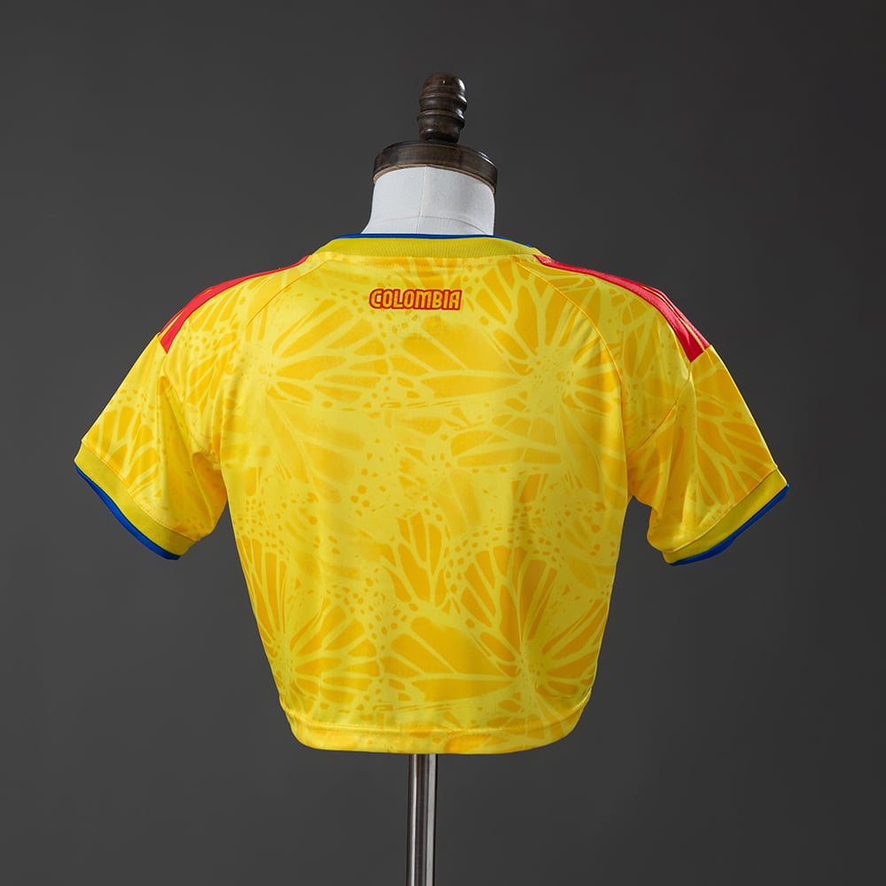 Camisola Principal Colômbia Crop Top Feminina 2026 - Vista 2