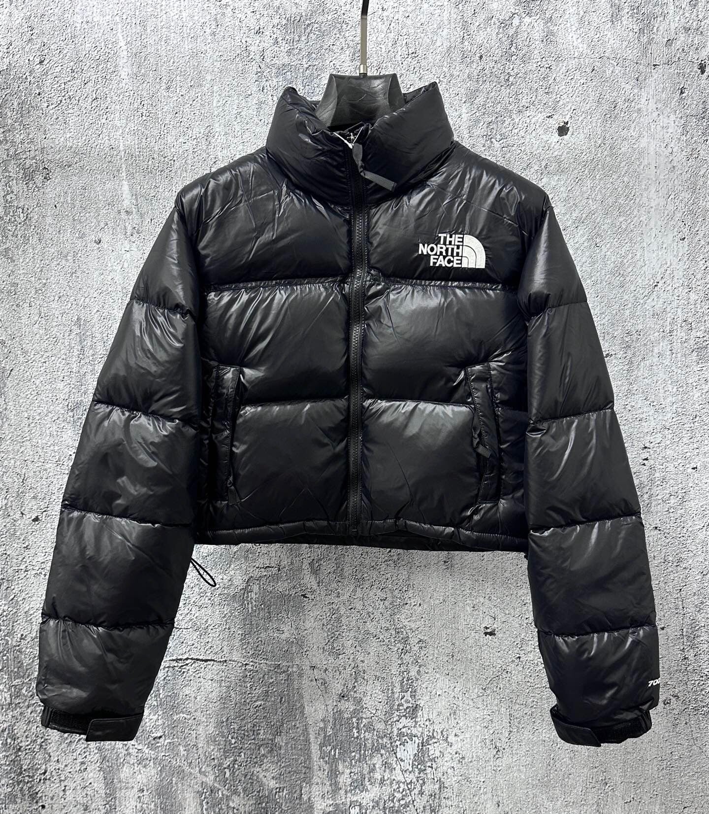 The North Face classic mulher 700 preto brilhante
