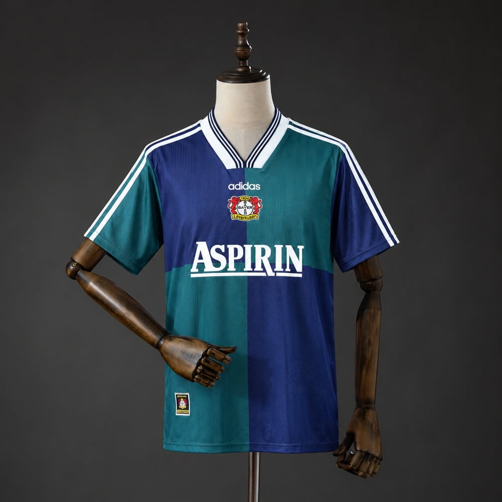 Camisola Bayer Leverkusen 1997/1999 Alternativa Retro - Vista 1