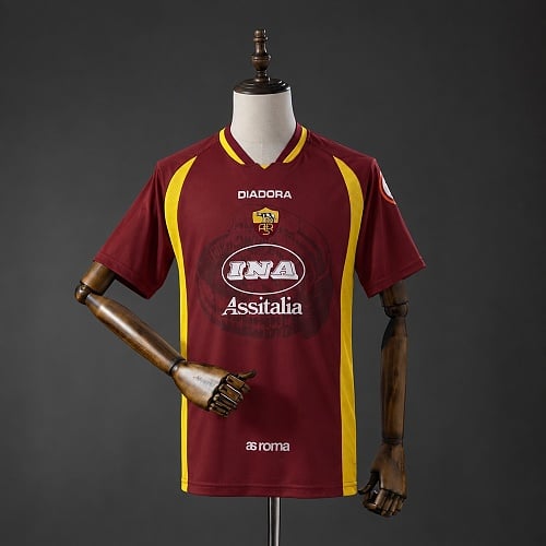 Camisola Retro AS Roma 1997/1998 Principal - Vista 1