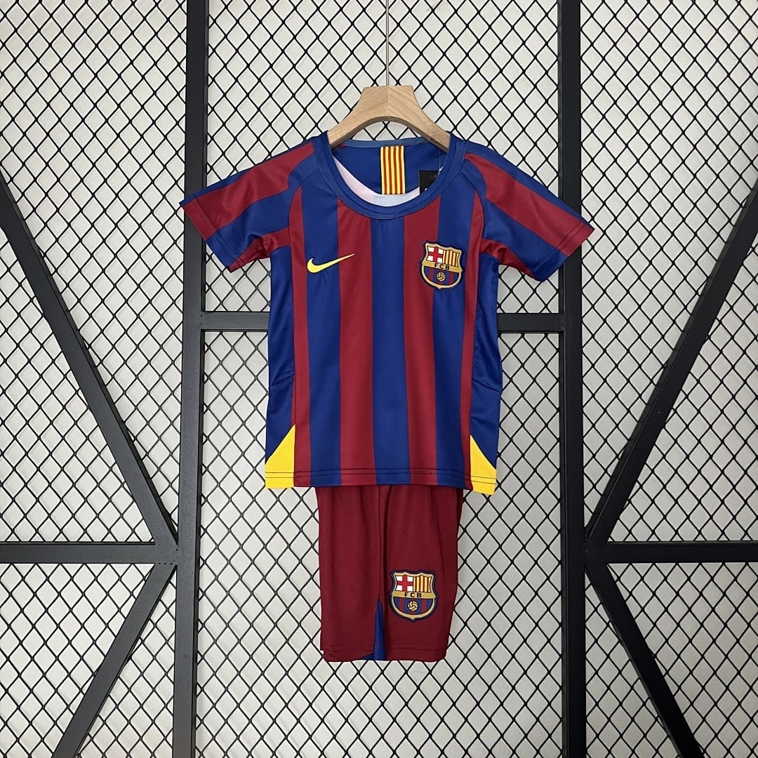 Kit Crianca FC Barcelona Principal 2005/2006 - Vista 1