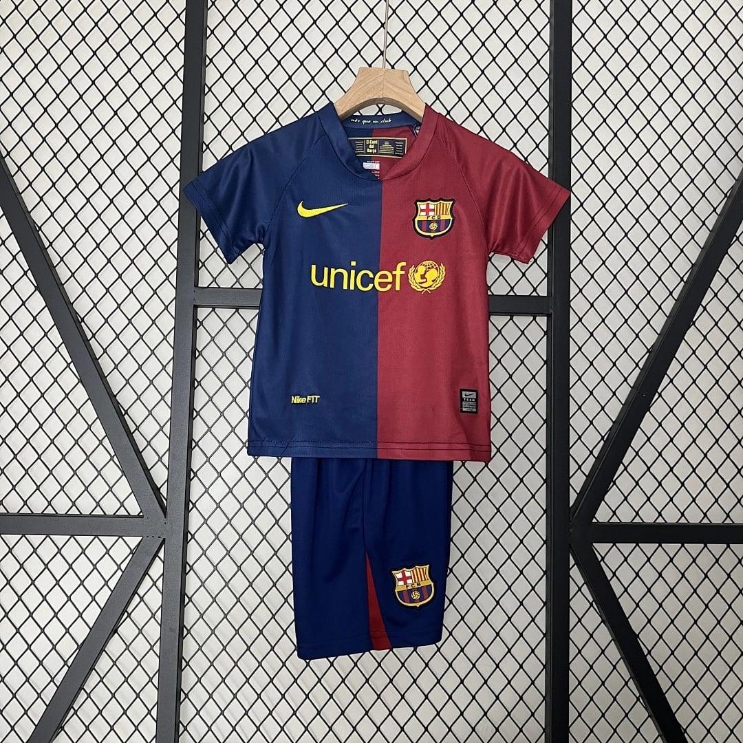 Kit Crianca FC Barcelona Principal 2008/2009 - Vista 1