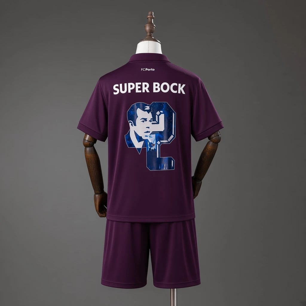 Kit Criança FC Porto 2026/2027 Alternativo Roxo - Especial Homenagem Jorge Costa - Vista 1