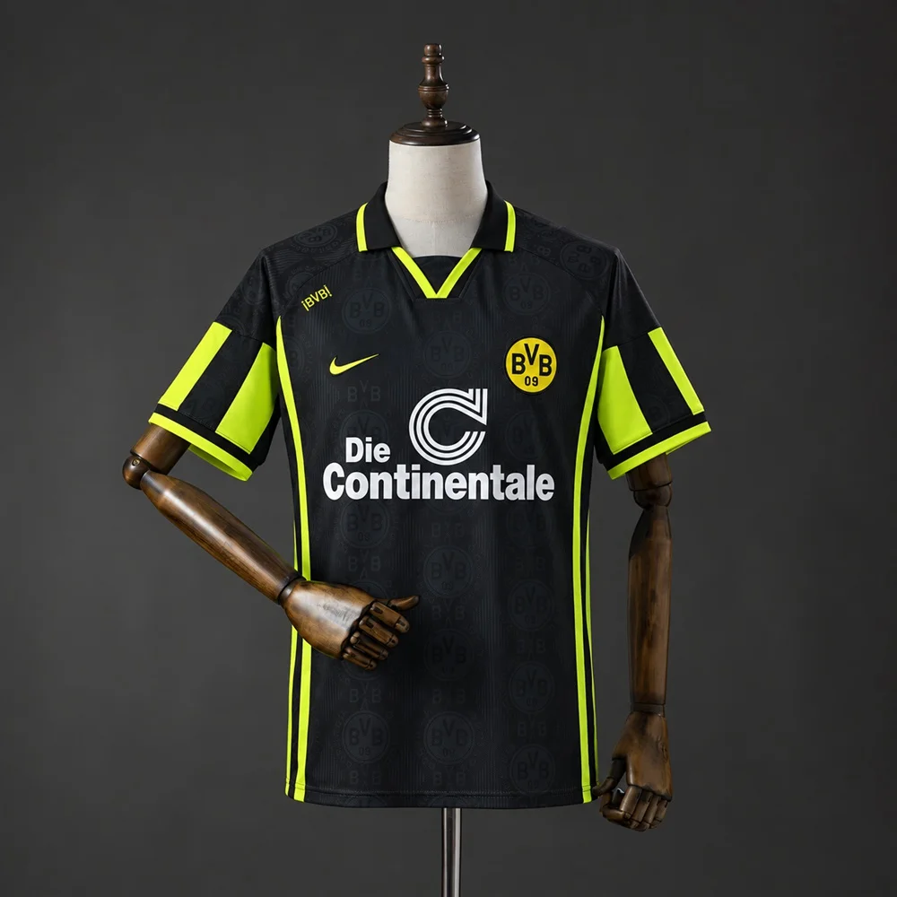 Camisola Alternativa Dortmund 1996/1997 (Retro) - Vista 1