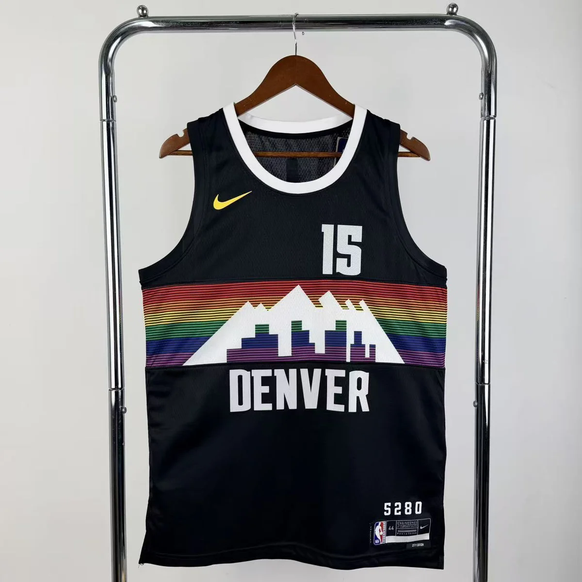 Camisola NBA Denver Nuggets City Edition 2025/26 - Nikola Jokić #15 - Vista 2
