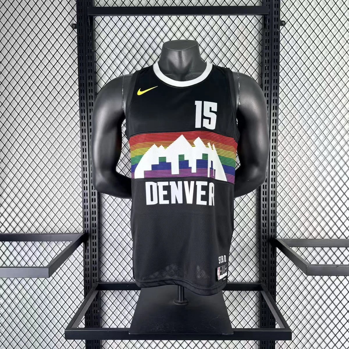 Camisola NBA Denver Nuggets City Edition 2025/26 - Nikola Jokić #15 - Vista 3