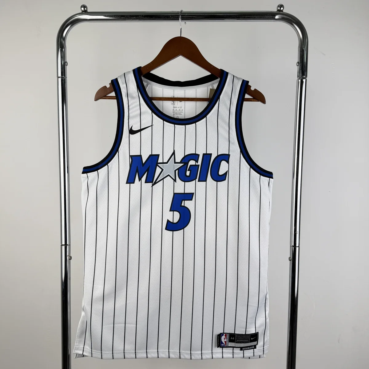 Camisola NBA Orlando Magic Principal Branca 2025/26 - Paolo Banchero #5 - Vista 3