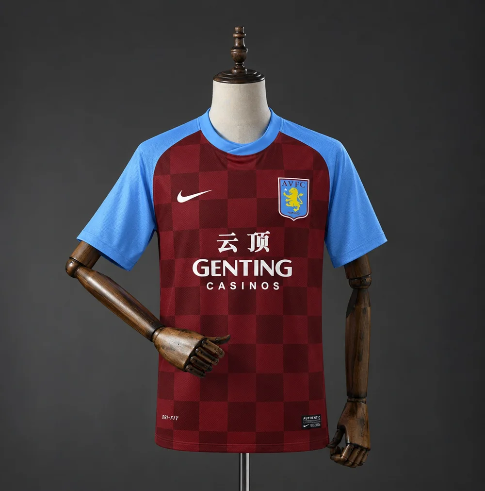 Camisola Principal Aston Villa 2011/2012 (Retro) - Vista 1