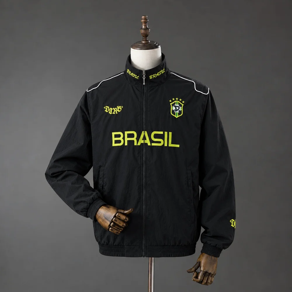 Casaco Brasil 2026 Preto - Vista 1