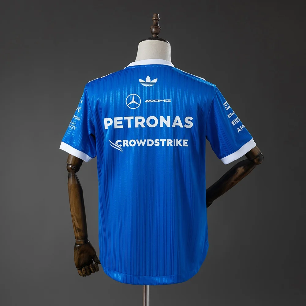 T-Shirt Mercedes-AMG F1 Azul 2026 (Versão Jogador) - Vista 2