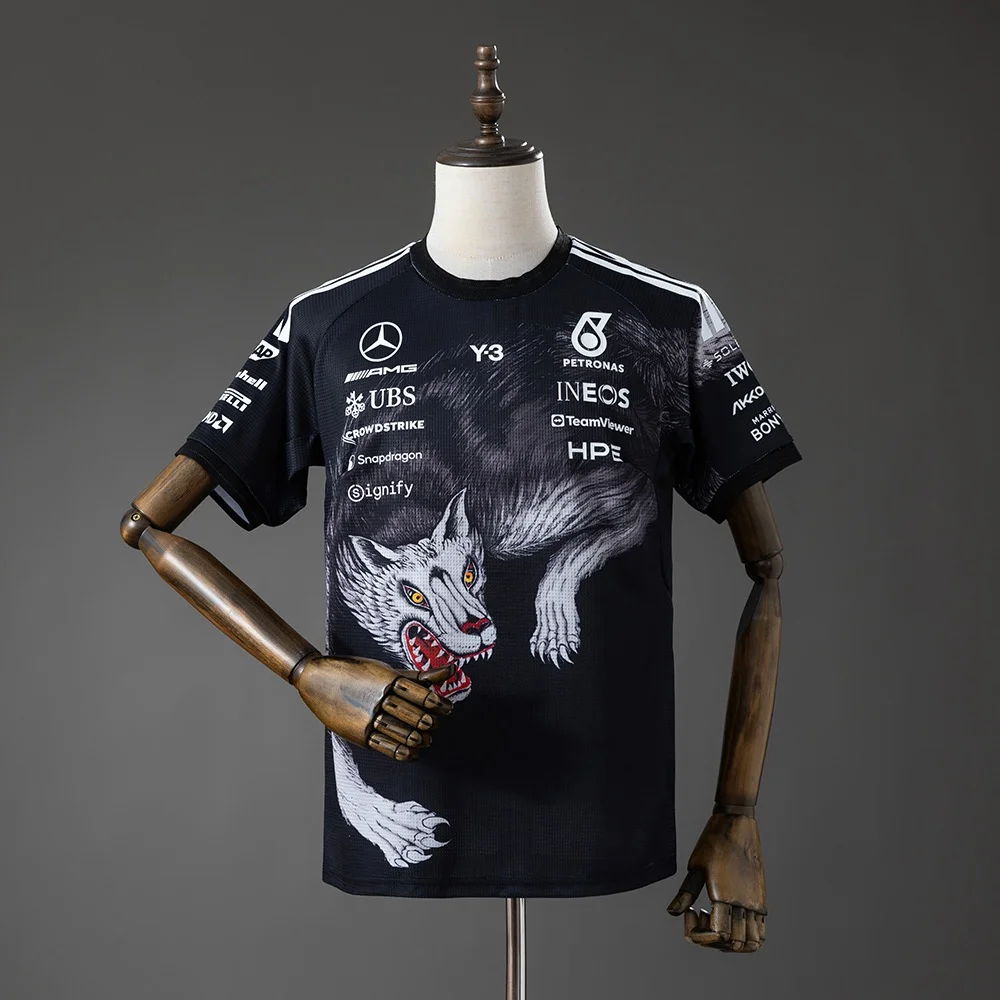 T-Shirt Piloto Y-3 x Mercedes-AMG F1 - Vista 1