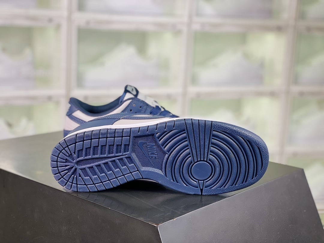 NK Dunk Low Georgetown Cinza e Azul - Vista 4