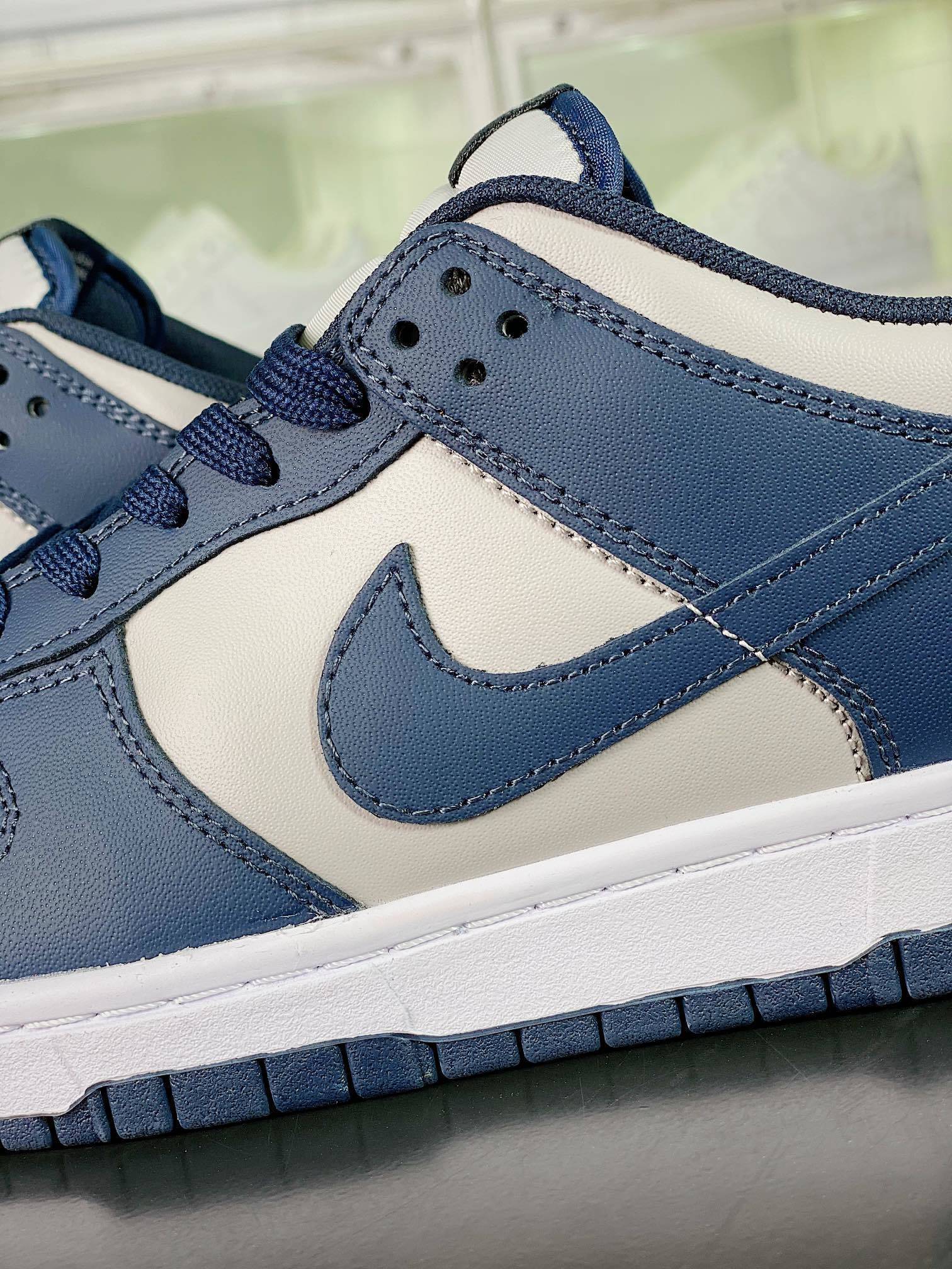 NK Dunk Low Georgetown Cinza e Azul - Vista 7