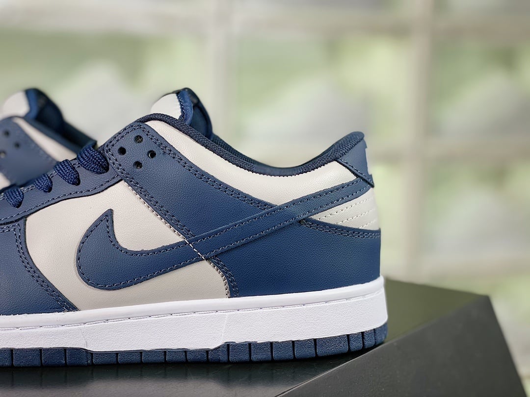 NK Dunk Low Georgetown Cinza e Azul - Vista 9