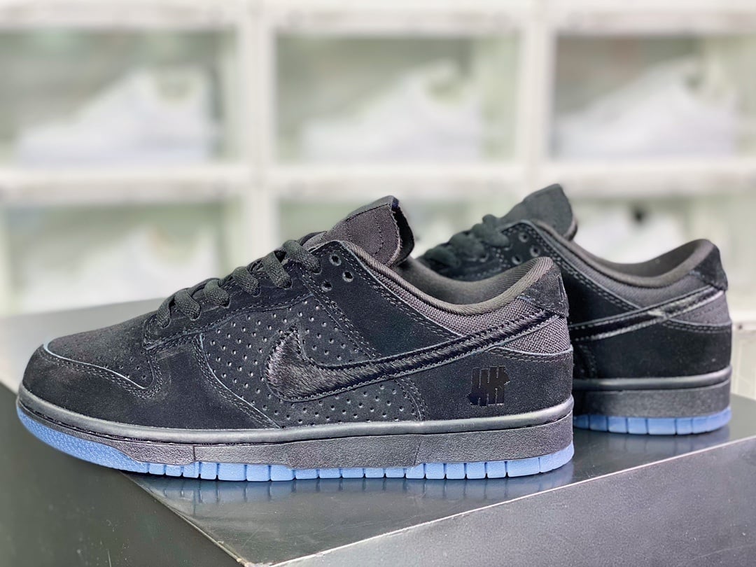 NK Dunk Low Cinco Listras Black Soul Ice Blue - Vista 3