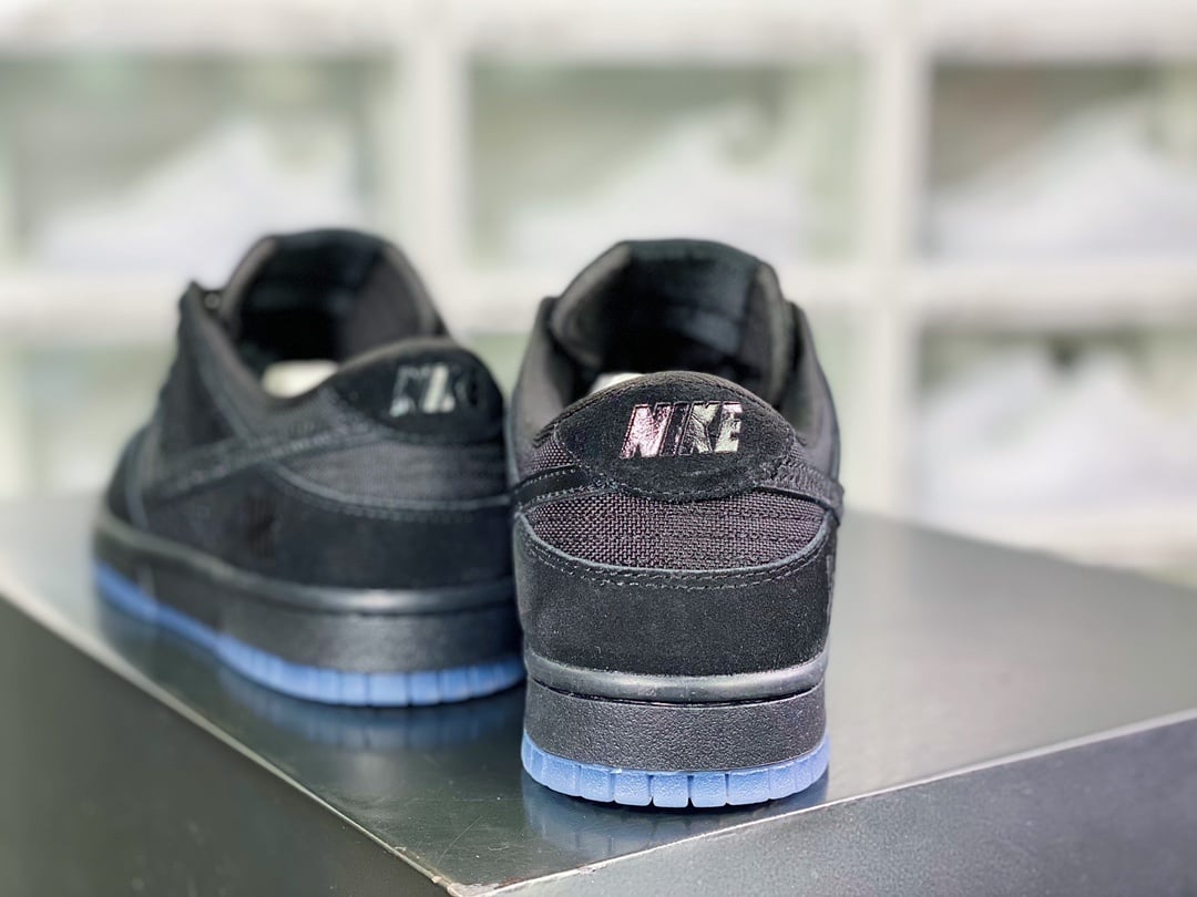 NK Dunk Low Cinco Listras Black Soul Ice Blue - Vista 4