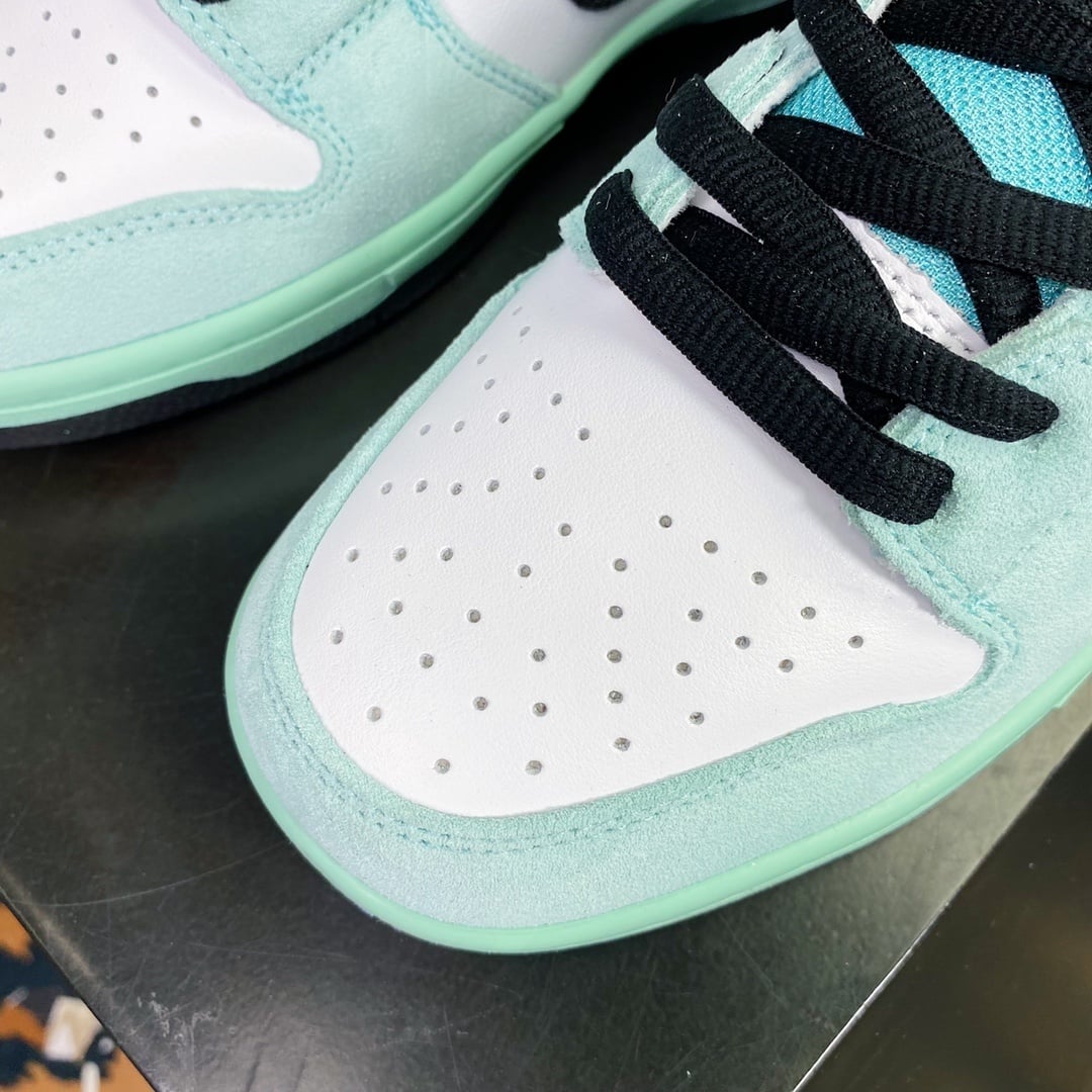 NK Dunk Low Azul Gelo e Menta - Vista 5