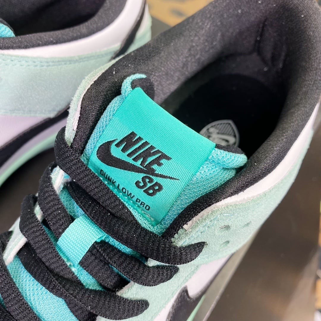 NK Dunk Low Azul Gelo e Menta - Vista 6