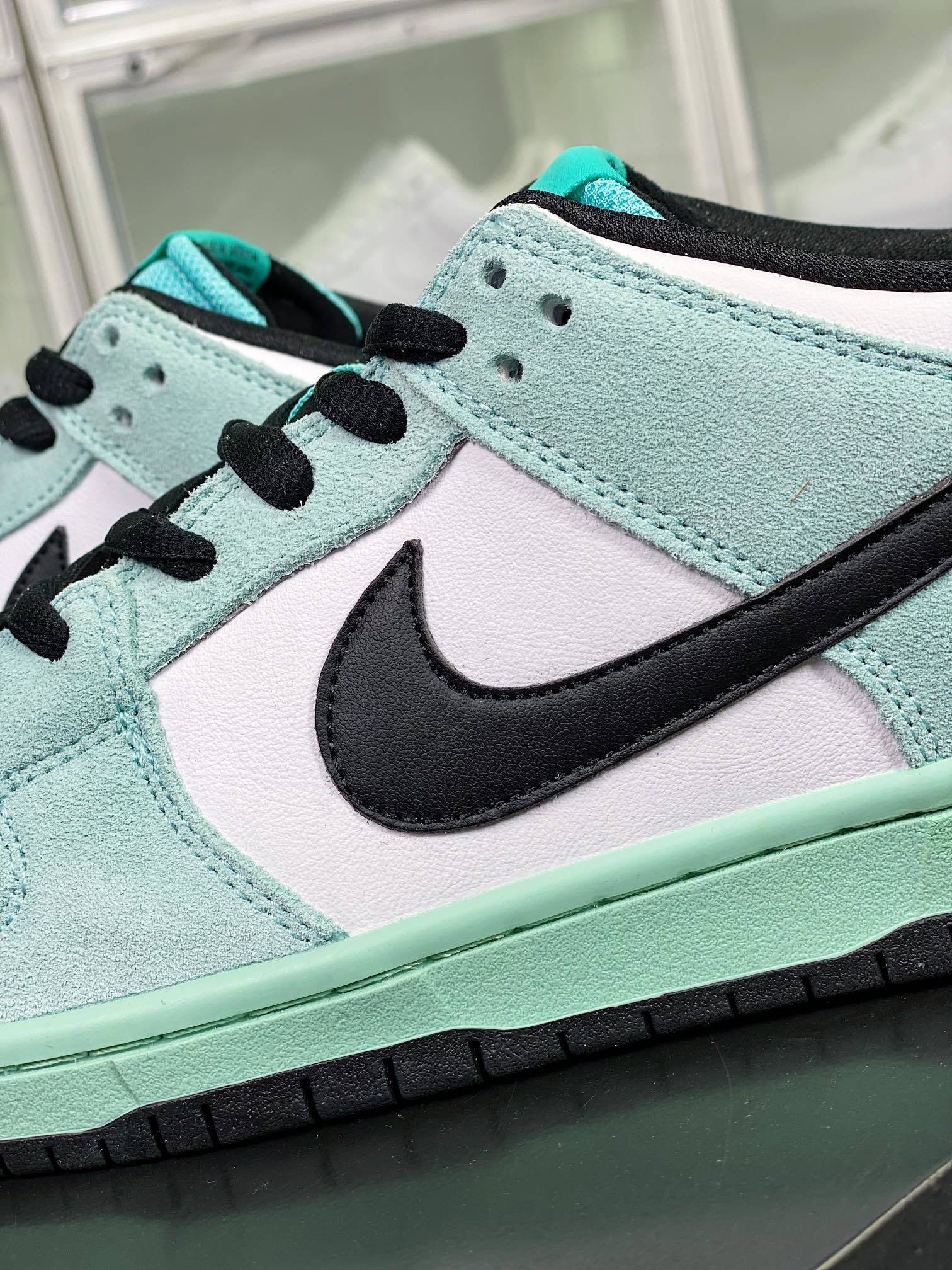 NK Dunk Low Azul Gelo e Menta - Vista 7