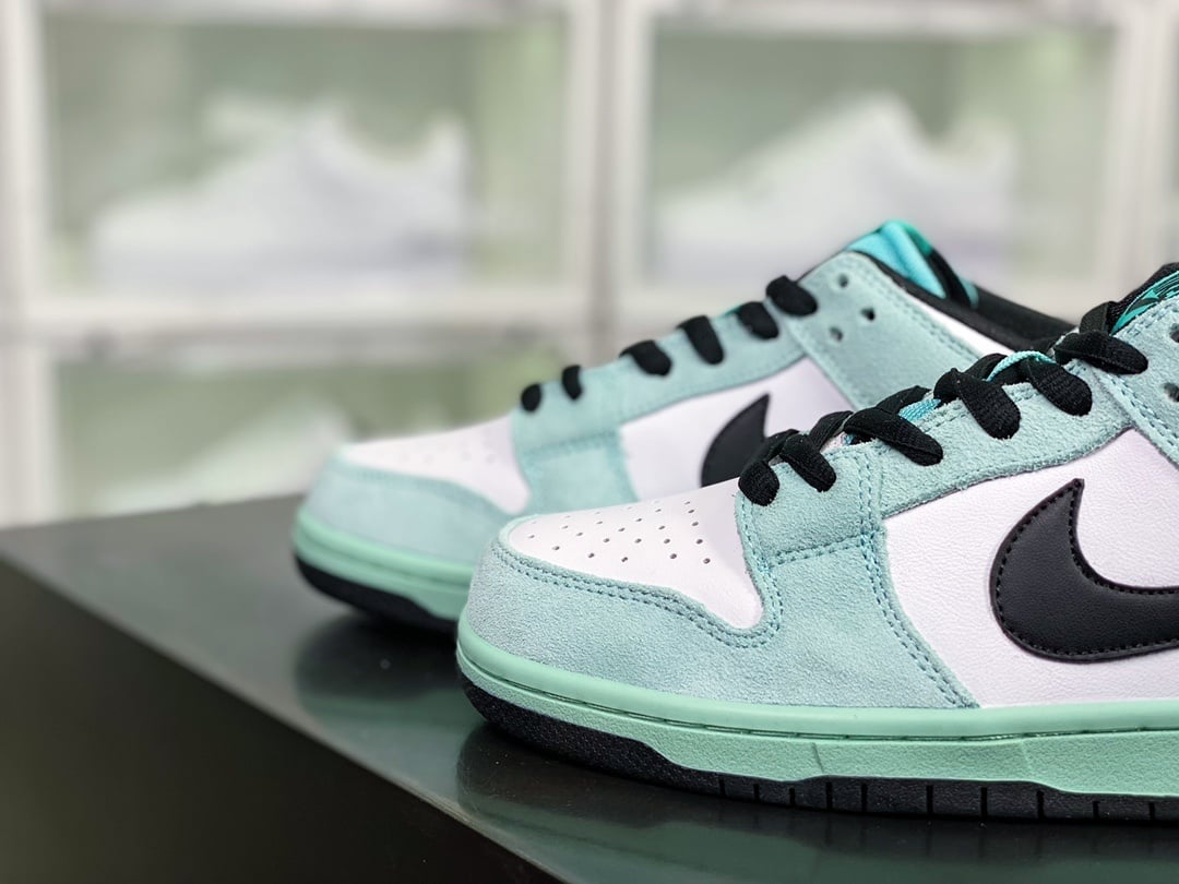NK Dunk Low Azul Gelo e Menta - Vista 8
