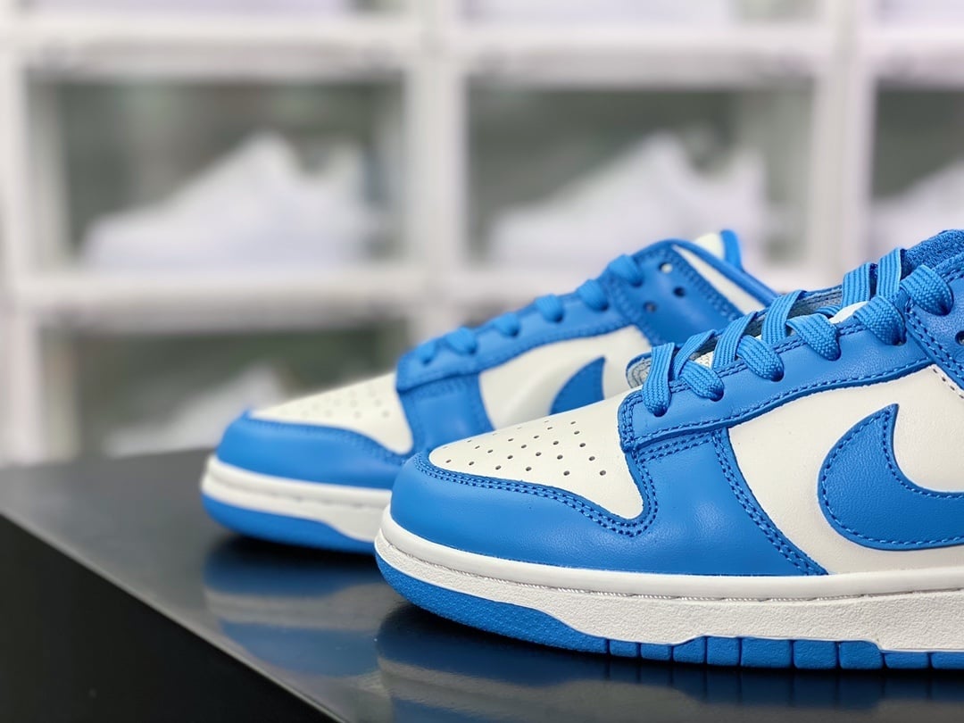 NK Dunk Low North Carolina Azul e Branco - Vista 8