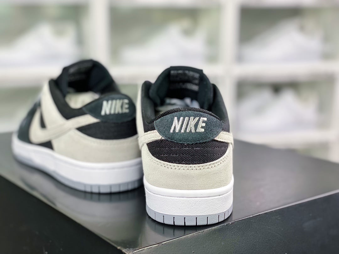 NK Dunk Low Pequeno Sombra Cinza Preto - Vista 4