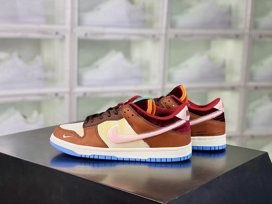 NK Dunk Low Chocolate Milk Jelly Hook - Vista 2