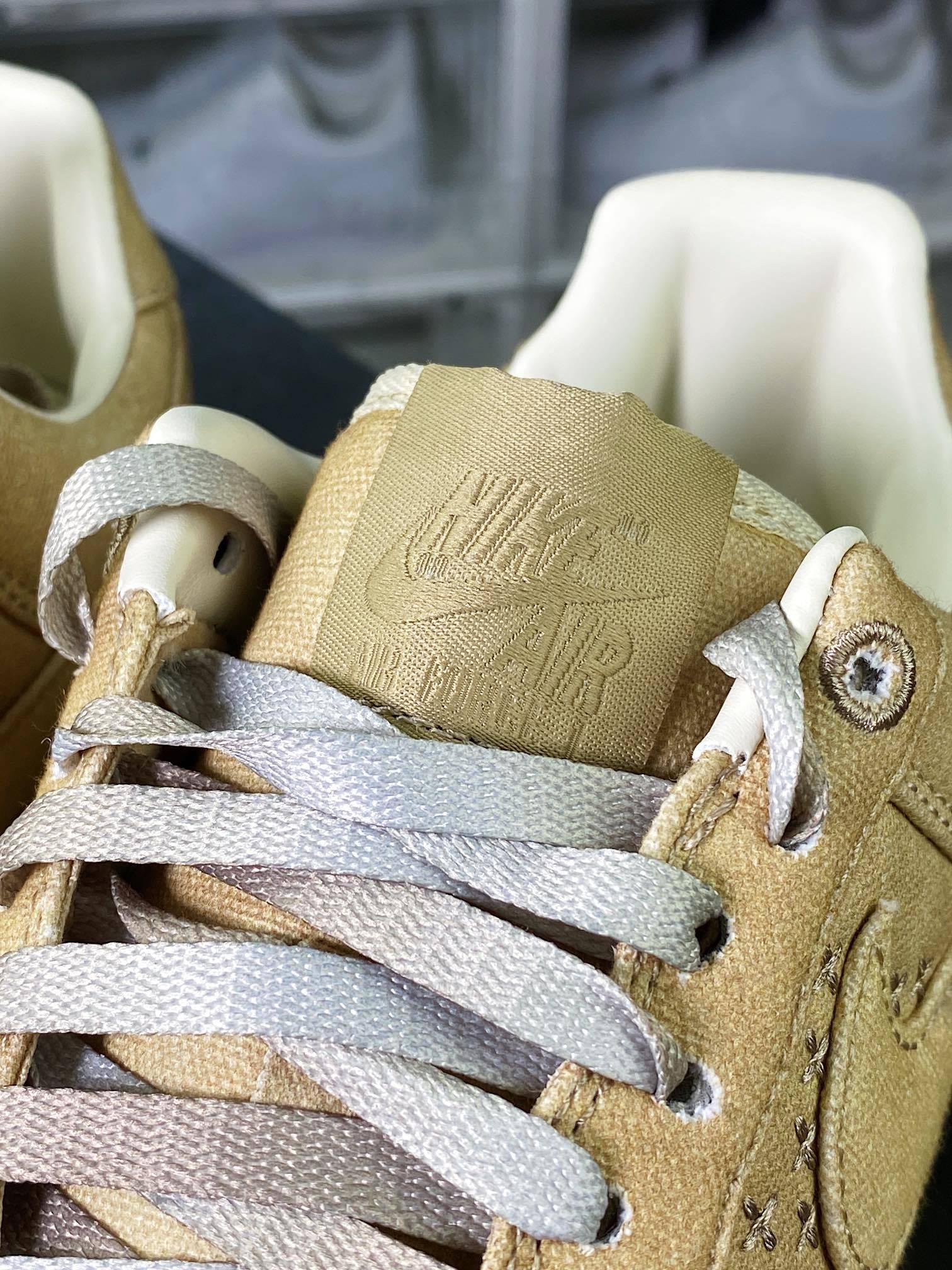 Nike Canvas Marrom e Amarelo Longjing - Vista 7