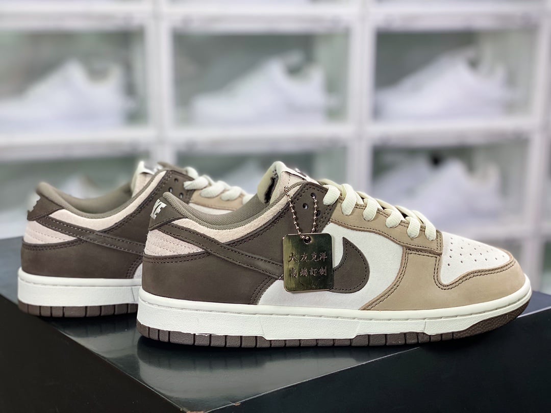 NK Dunk Low Marrom Mocha Cinza - Vista 2