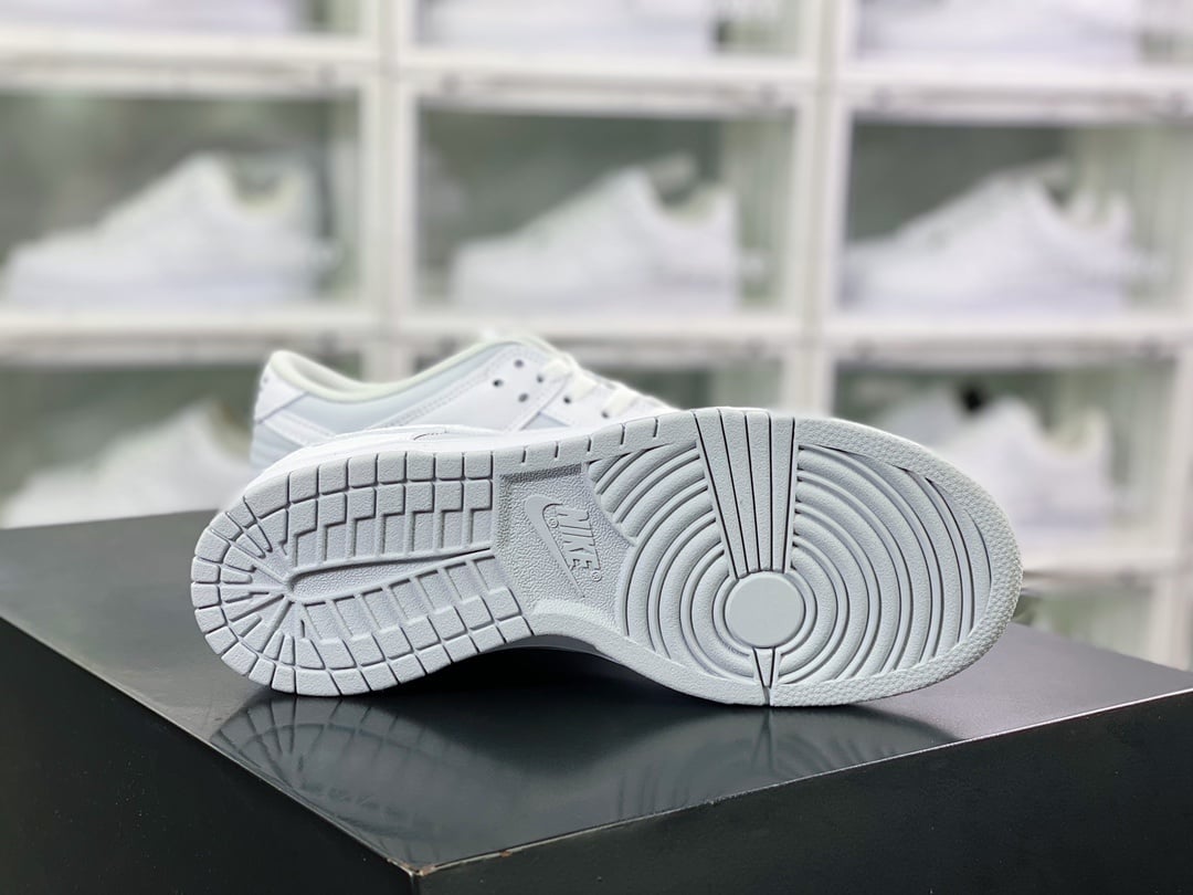 NK Dunk Low Patchwork Cinza Claro e Branco - Vista 4